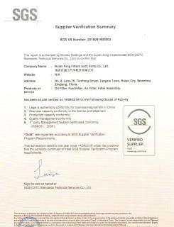 Топливо 1132401320 тележек фильтрует воздушный фильтр входа автомобиля полиэфирного волокна AF25372 5